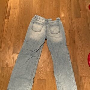 Wide leg jeans
